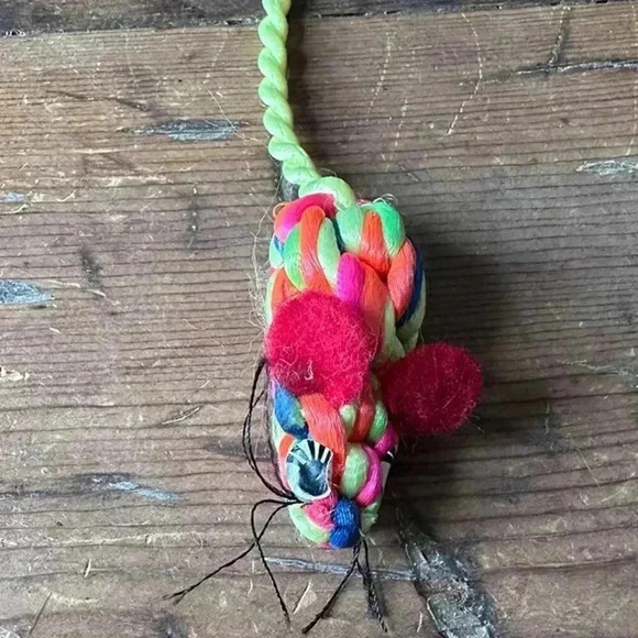 Multicolor Silky Cat Toy Mouse NWOT - Picture 2 of 2
